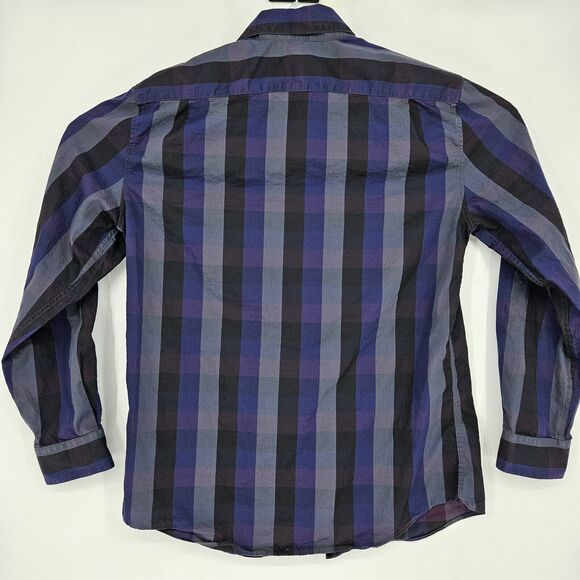 Paul Smith The Byard Shirt Mens 17 43 Checkered Button Up Long Sleeve Italy - Picture 5 of 13